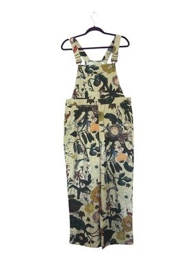 NWT SM Wardrobe Botanical Floral Print Boho Overalls Size Small